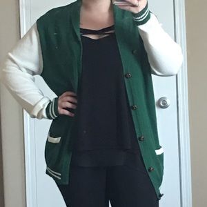 Letterman vibe cardigan